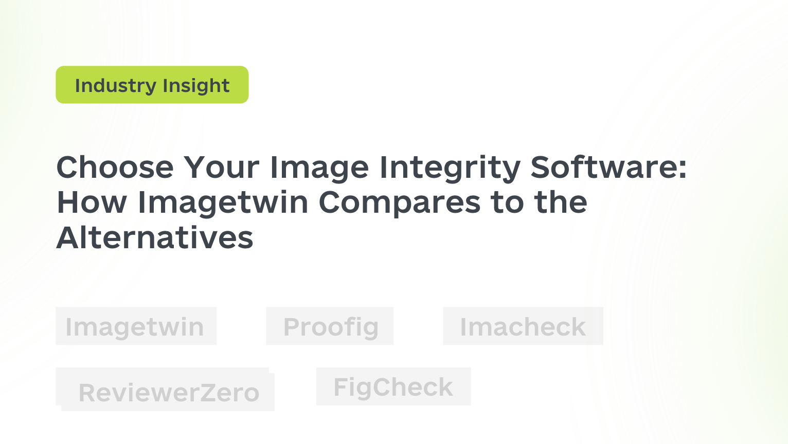 Choose Your Image Integrity Software: How Imagetwin Compares to the Alternatives